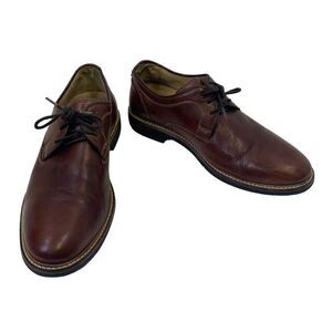Johnston & Murphy Brown Plain Toe Barlow Shoe Size 8